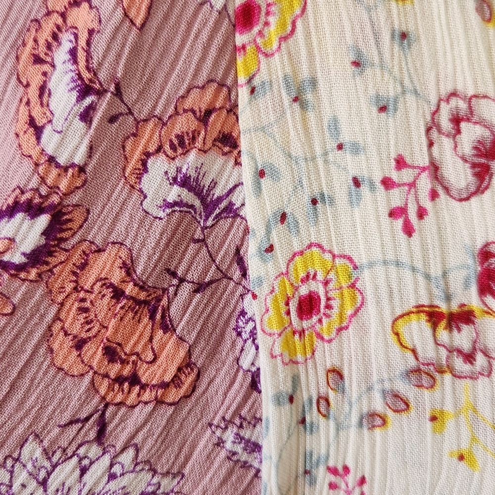 Patrons of Peace Multicoloured Floral Cape/Kaftan/ Size L - Picture 4 of 9